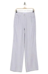 Derek Lam 10 Crosby Larissa Linen Blend Pants In Pale Grey