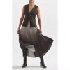 Derek Lam 10 Crosby Lauren Mixed Media Dress In Brown