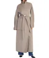 Derek Lam 10 Crosby Leone Reversible Double Face Wool Coat In Grey Sage In Multi