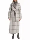 Derek Lam 10 Crosby Leone Reversible Double Face Wool Coat In Grey/sage In Multi