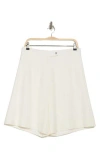 Derek Lam 10 Crosby Lilliam Wide Leg Shorts In Off White