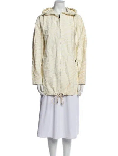 Pre-owned Derek Lam 10 Crosby Linen Jacket In Yellow