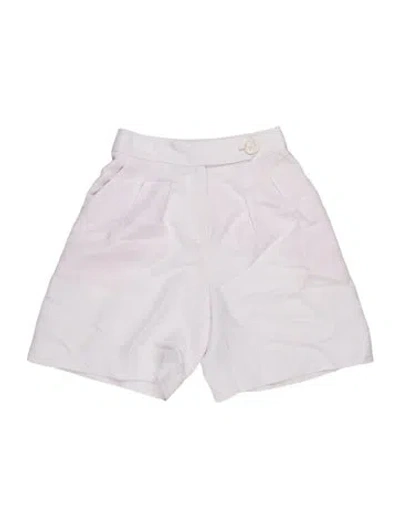 Pre-owned Derek Lam 10 Crosby Linen Knee-length Shorts In Pink