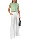 Derek Lam 10 Crosby Loa Tweed Sleeveless Jacket In Electric Multi