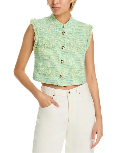DEREK LAM 10 CROSBY LOA TWEED VEST