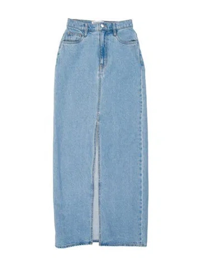 Pre-owned Derek Lam 10 Crosby Long Skirt W/ Tags In Blue