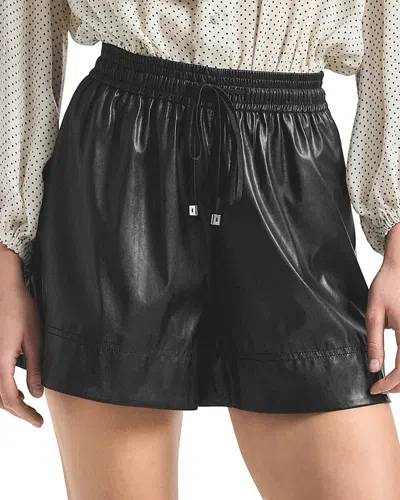 Derek Lam 10 Crosby Louise Faux Leather Shorts In Black