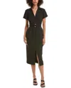Derek Lam 10 Crosby Lucy Utility Shirtdress In Black