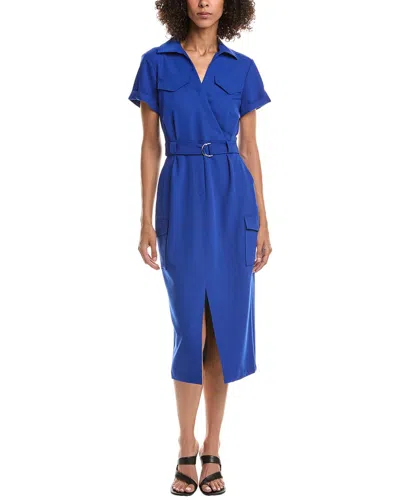 Derek Lam 10 Crosby Lucy Utility Shirtdress In Animal Print
