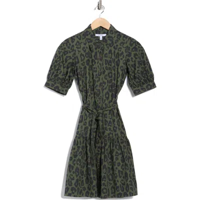 Derek Lam 10 Crosby Luma Leopard Shirtdress