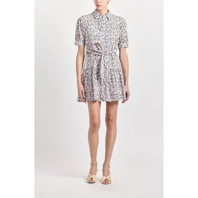Derek Lam 10 Crosby Luma A-line Shirt Dress In Neutral