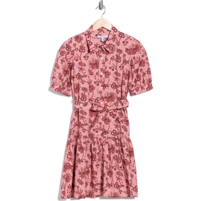 Derek Lam 10 Crosby Luma Leopard Shirtdress In Multi