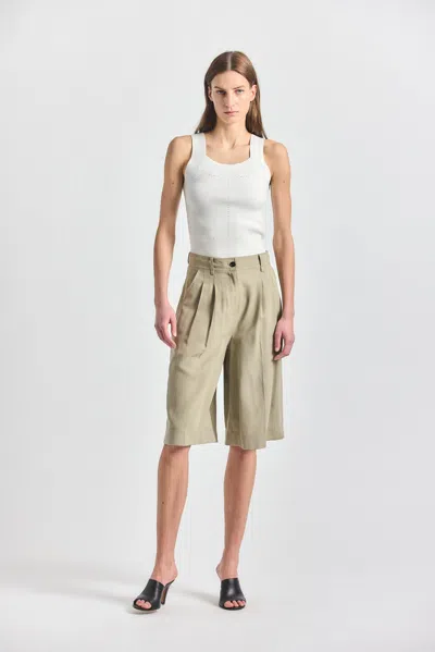 Derek Lam 10 Crosby Maddox Bermuda Short In Multi