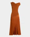 Derek Lam 10 Crosby Madeline Mixed-media Maxi Dress In Multi