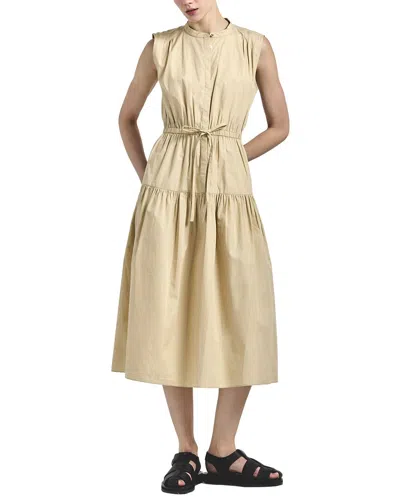 Derek Lam 10 Crosby Margaret Sleeveless Midi Dress In Neutral
