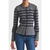 Derek Lam 10 Crosby Mariana Reversible Button-up Sweater In Multi