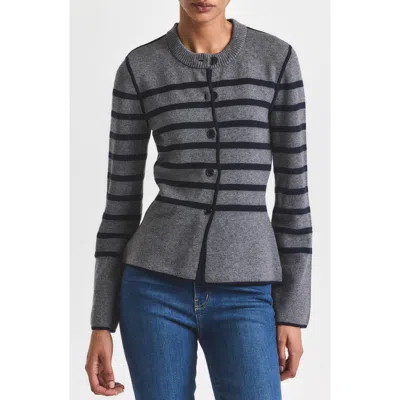Derek Lam 10 Crosby Mariana Reversible Button-up Sweater In Multi