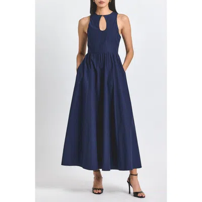 Derek Lam 10 Crosby Melodie Sleeveless Fit & Flare Maxi Dress In Brown