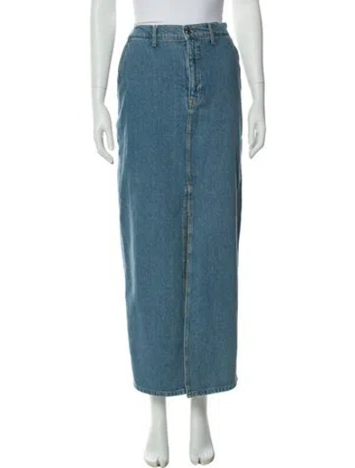 Pre-owned Derek Lam 10 Crosby Midi Length Skirt In Blue