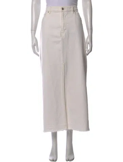 Pre-owned Derek Lam 10 Crosby Midi Length Skirt In Gray