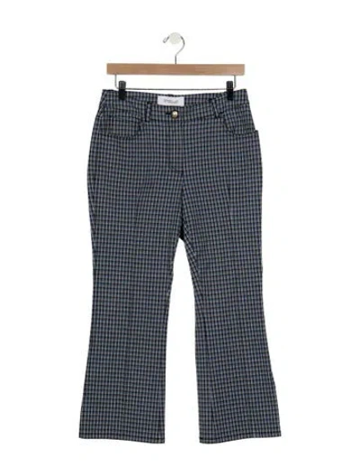 Pre-owned Derek Lam 10 Crosby Mid-rise Flared Jeans In Blue