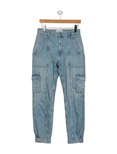 Pre-owned Derek Lam 10 Crosby Mid-rise Skinny Leg Jeans In Blue