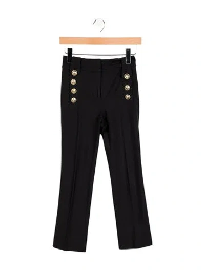 Pre-owned Derek Lam 10 Crosby Mid-rise Straight Leg Jeans In Black