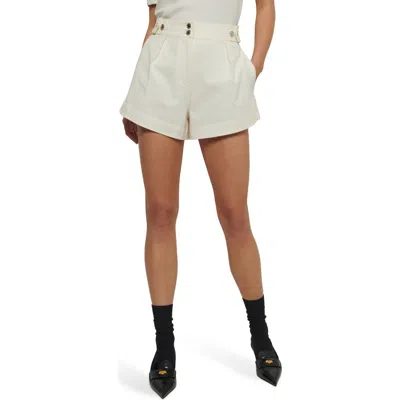 Derek Lam 10 Crosby Mika Stretch Cotton Shorts In White