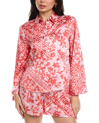 Derek Lam 10 Crosby Milad Oversized Shirt In Multi