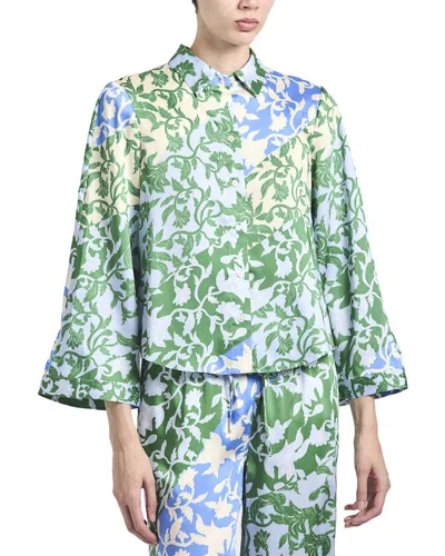 Derek Lam 10 Crosby Milad Oversized Shirt In Multi