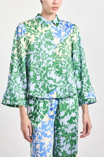 Derek Lam 10 Crosby Milad Oversized Shirt In Multi