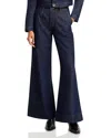 Derek Lam 10 Crosby Millie High Rise Wide Leg Denim Jeans In Charme In Charme