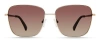 Derek Lam 10 Crosby Millie Sunglasses In Gold Brown