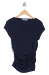 Derek Lam 10 Crosby Mima Ruched Top In Night Sky