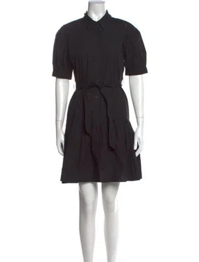 Pre-owned Derek Lam 10 Crosby Mini Dress In Black