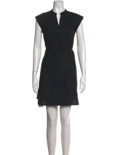 Pre-owned Derek Lam 10 Crosby Mini Dress In Black
