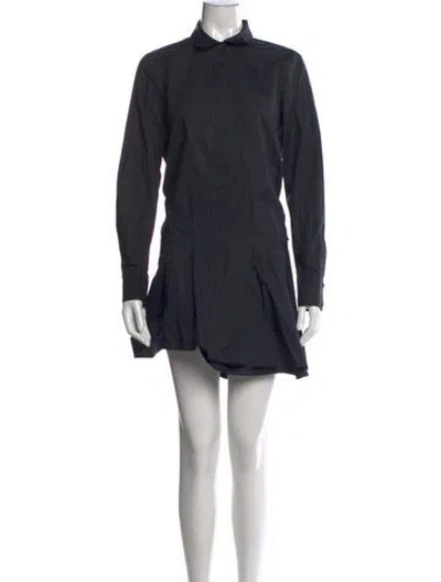 Pre-owned Derek Lam 10 Crosby Mini Dress In Blue
