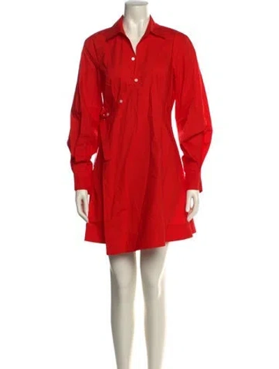 Pre-owned Derek Lam 10 Crosby Mini Dress W/ Tags In Red