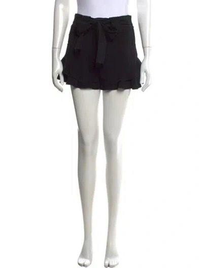 Pre-owned Derek Lam 10 Crosby Mini Shorts In Black