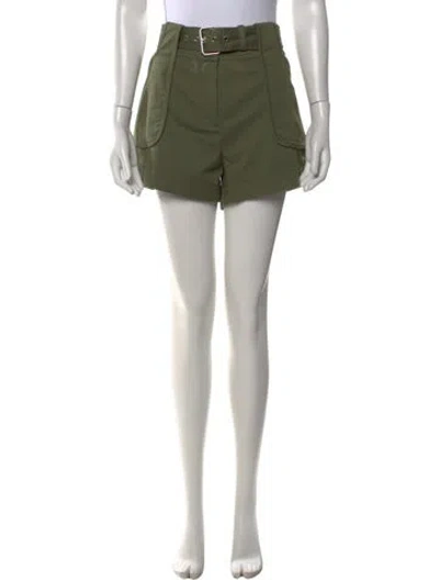 Pre-owned Derek Lam 10 Crosby Mini Shorts In Green
