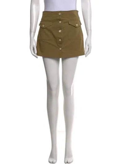 Pre-owned Derek Lam 10 Crosby Mini Shorts In Green