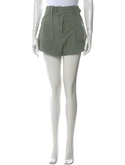 Pre-owned Derek Lam 10 Crosby Mini Shorts W/ Tags In Green