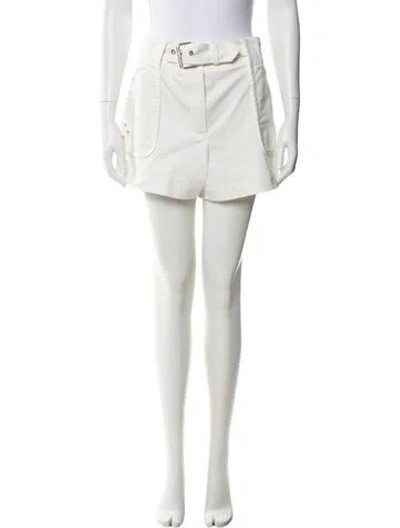 Pre-owned Derek Lam 10 Crosby Mini Shorts In White