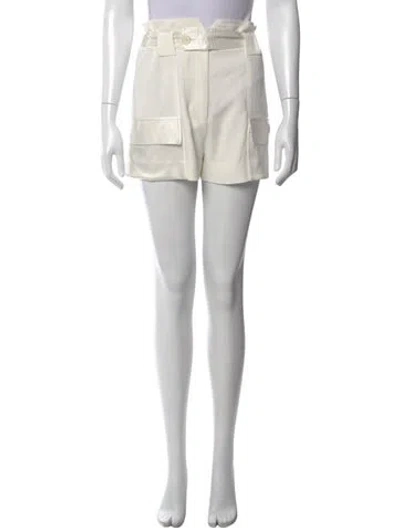 Pre-owned Derek Lam 10 Crosby Mini Shorts In White