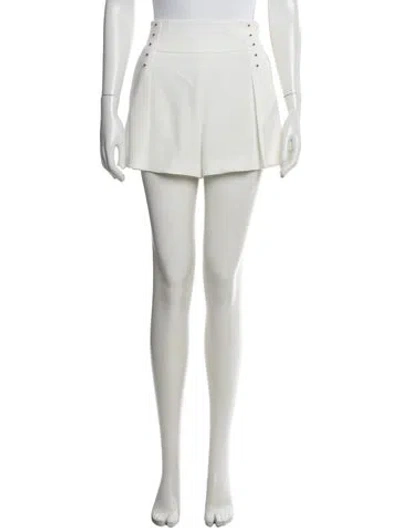 Pre-owned Derek Lam 10 Crosby Mini Shorts In White