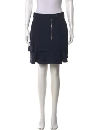 Pre-owned Derek Lam 10 Crosby Mini Skirt In Black