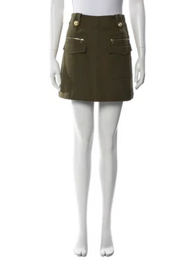 Pre-owned Derek Lam 10 Crosby Mini Skirt In Green