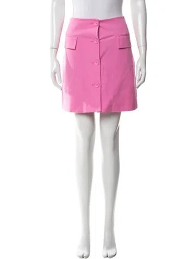 Pre-owned Derek Lam 10 Crosby Mini Skirt In Pink