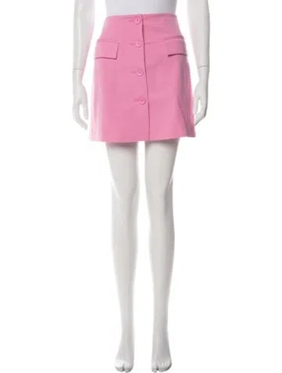 Pre-owned Derek Lam 10 Crosby Mini Skirt W/ Tags In Pink