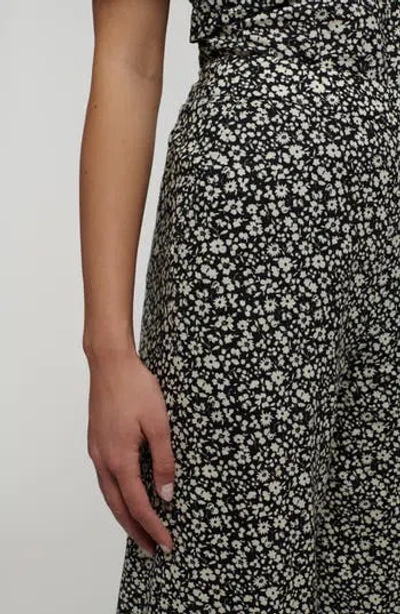 Derek Lam 10 Crosby Moad Wide Leg Pants In Black/white